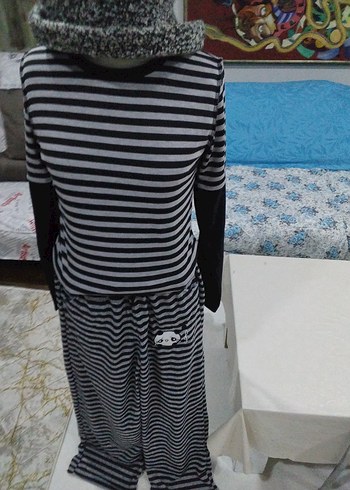 pantolon,kadifemsi,cizgili,gotik - Görsel 4