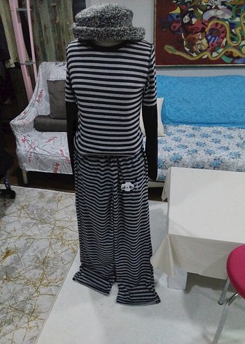 pantolon,kadifemsi,cizgili,gotik - Görsel 7