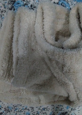 Kadın Bej Peluş Rahat Eşofman Altı - Görsel 5