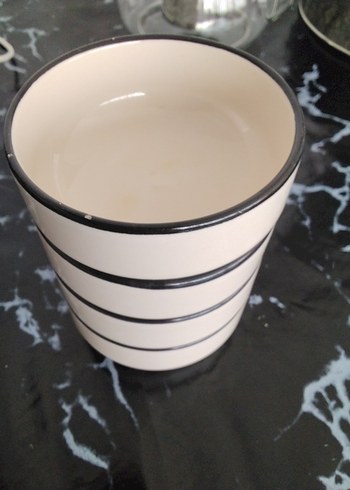 Beyaz ve Gri Seramik Kase Seti 4'lü - Görsel 5