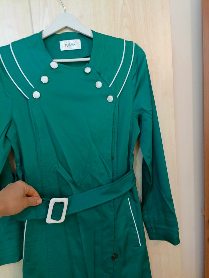 Tuğba giyim uzun pardesü - Görsel 2