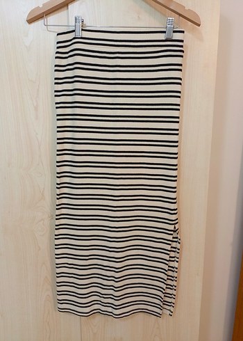 C&A Çizgili fitilli Kadın Uzun Etek - Görsel 2