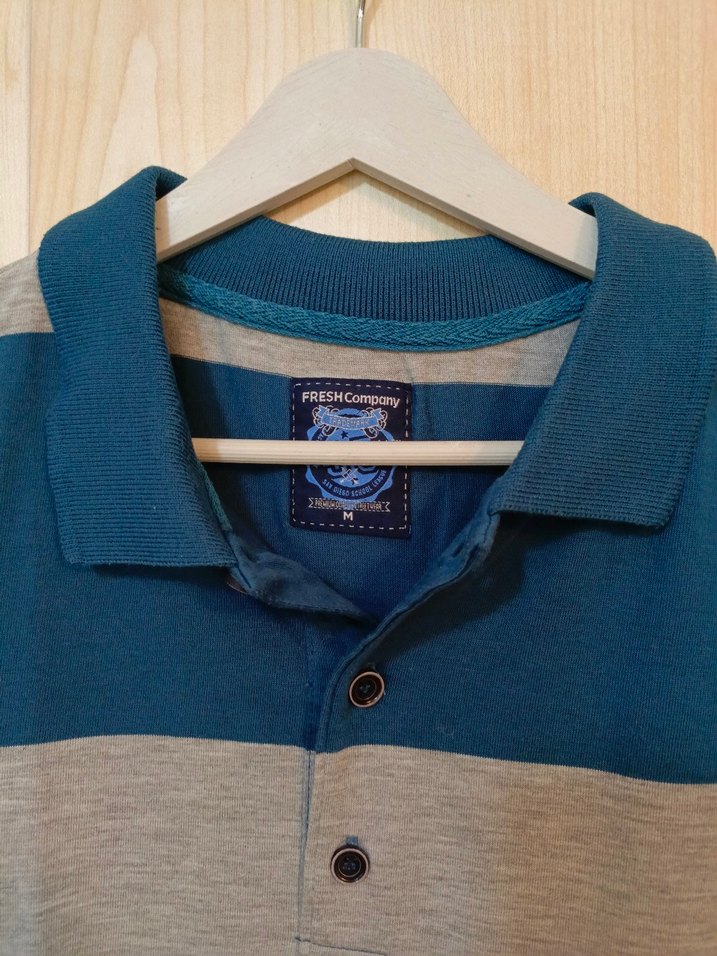 Düğmeli Yakalı Erkek Polo Tişört - Görsel 2