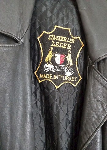 Kadın Siyah Deri Biker Ceket - Görsel 5