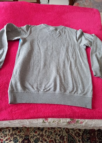 Gri Erkek Çocuk Sweatshirt USPA Baskılı - Görsel 2