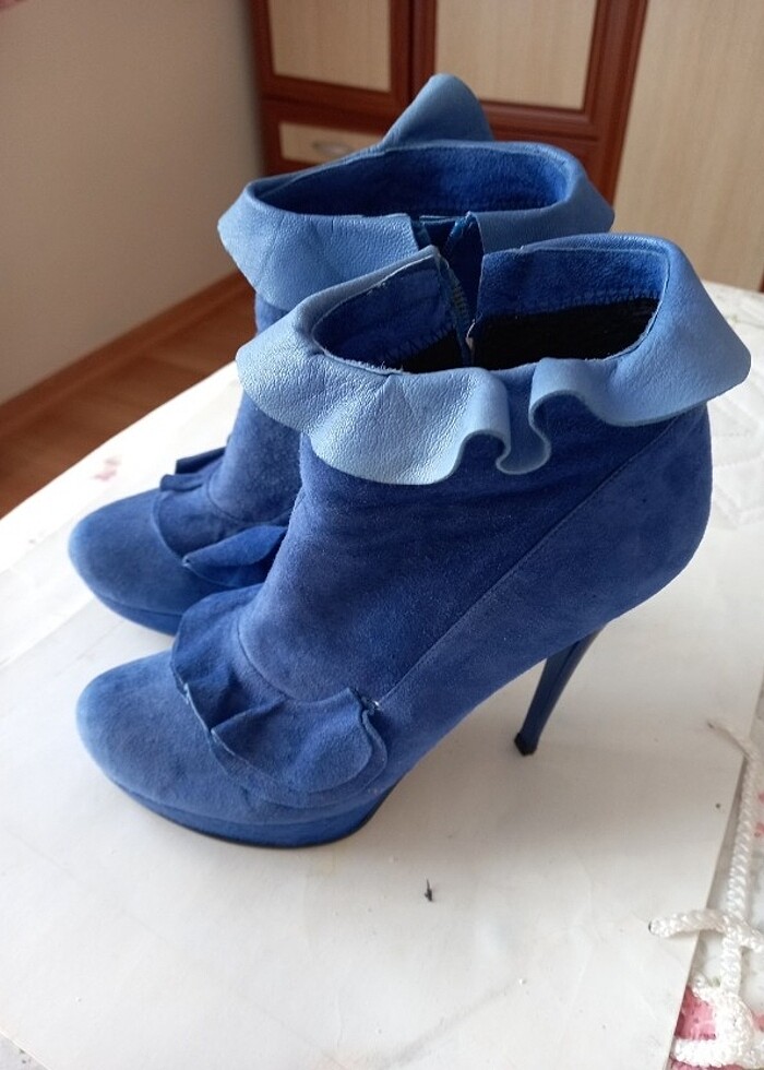 #Kadın #Ayakkabı #bot #süet  - Görsel 2