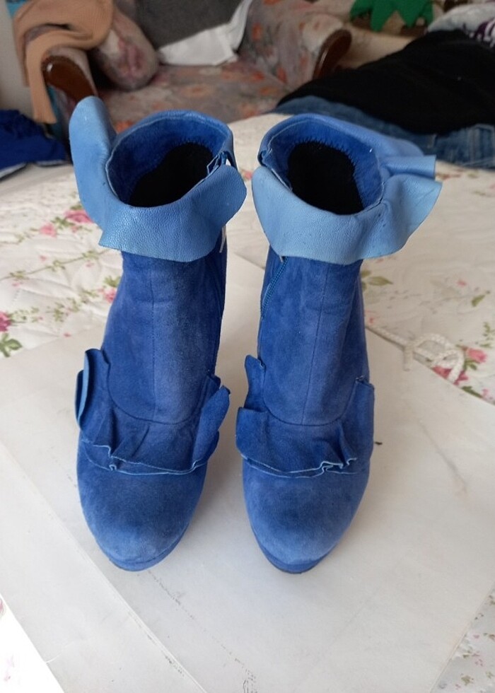 #Kadın #Ayakkabı #bot #süet  - Görsel 5