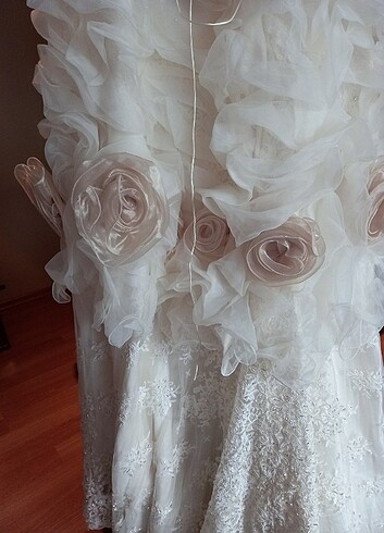 #gelinlik #kadin #krem - Görsel 5