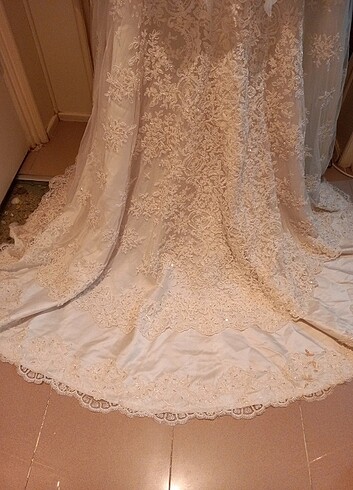 #gelinlik #kadin #krem - Görsel 9