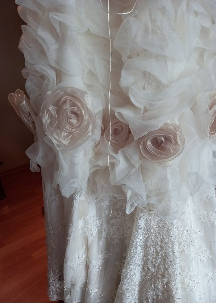 #gelinlik #kadin #krem - Görsel 5