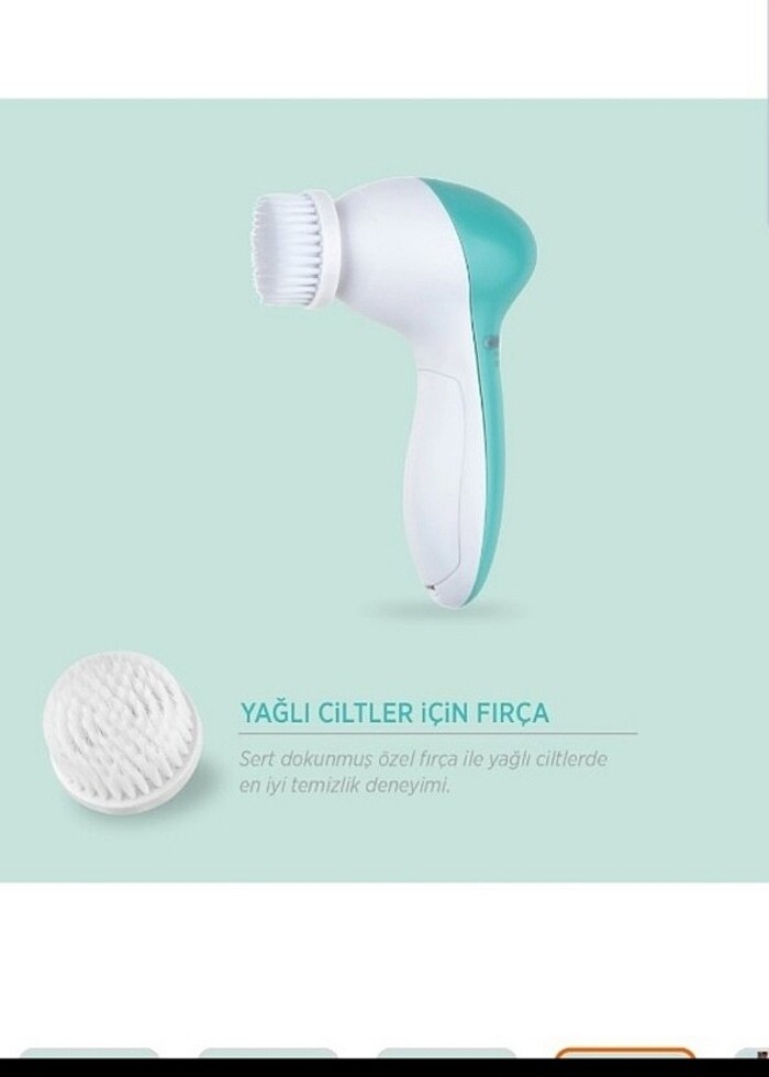 Elektronik yüz temizleme fırçası  - Görsel 2