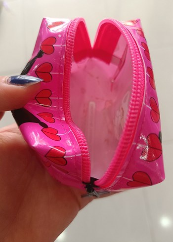 Pembe Baskılı Kuromi Cüzdan - Görsel 2