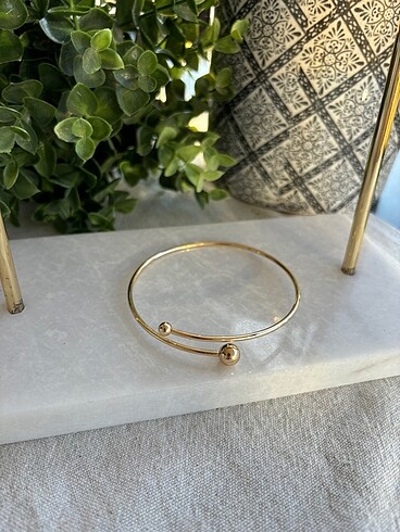 Top Detay Gold Bileklik