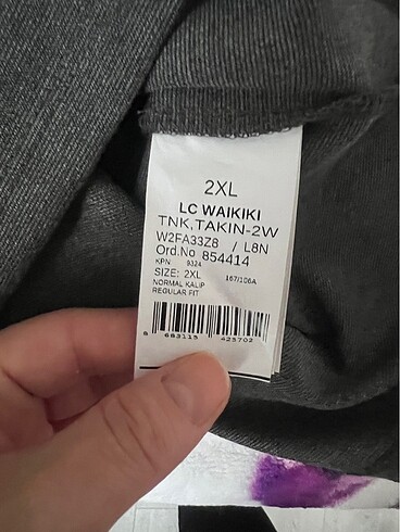 xxl Beden gri Renk Hanile tunik ya da türbanlı tuniği