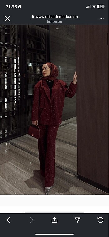 xl Beden Taşlı takım