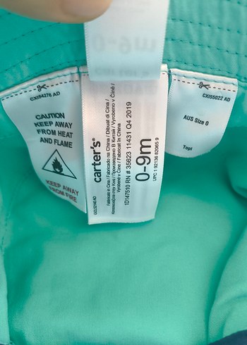 Carter's Erkek Çocuk Mavi Baskılı Uzun Kollu Mayo Takımı - Görsel 7