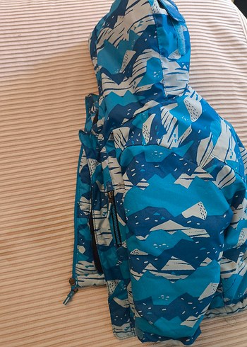 Columbia kalın çocuk mont mavi 2T beden - Görsel 4