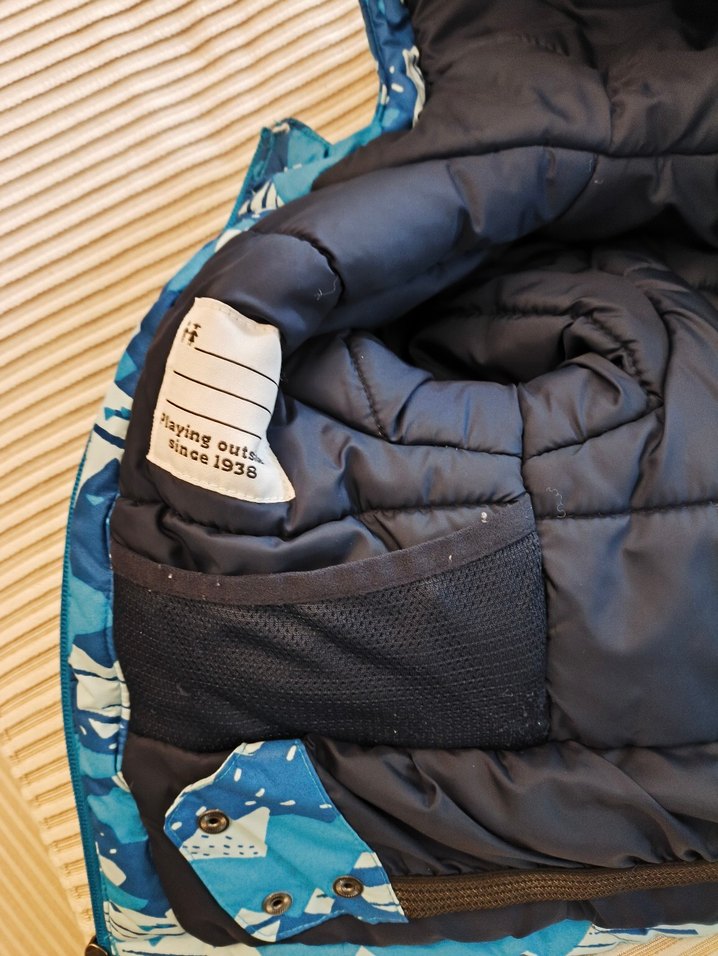 Columbia kalın çocuk mont mavi 2T beden - Görsel 3