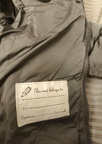 GB baby kış şişme mont kapüşon 12-18 ay - Görsel 5