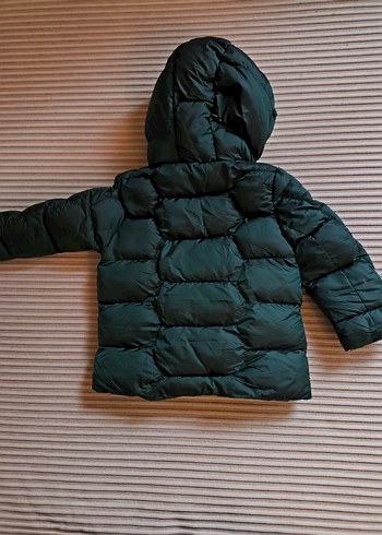 GB baby dolgu mont 12-18 ay çift fermuar koyu Yeşil Erkek - Görsel 2