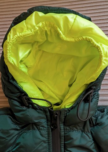 GB baby dolgu mont 12-18 ay çift fermuar koyu Yeşil Erkek - Görsel 7