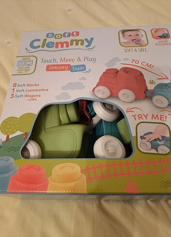 Clementoni Clementoni Yumuşak Blok Duyusal Tren