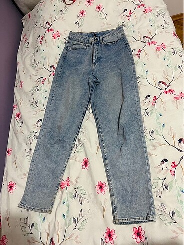H&M H&M Yüksek Bel Mom Jean Kot