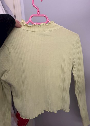 Sarı Düğmeli Kadın Balıkçı Yaka Triko - Görsel 3