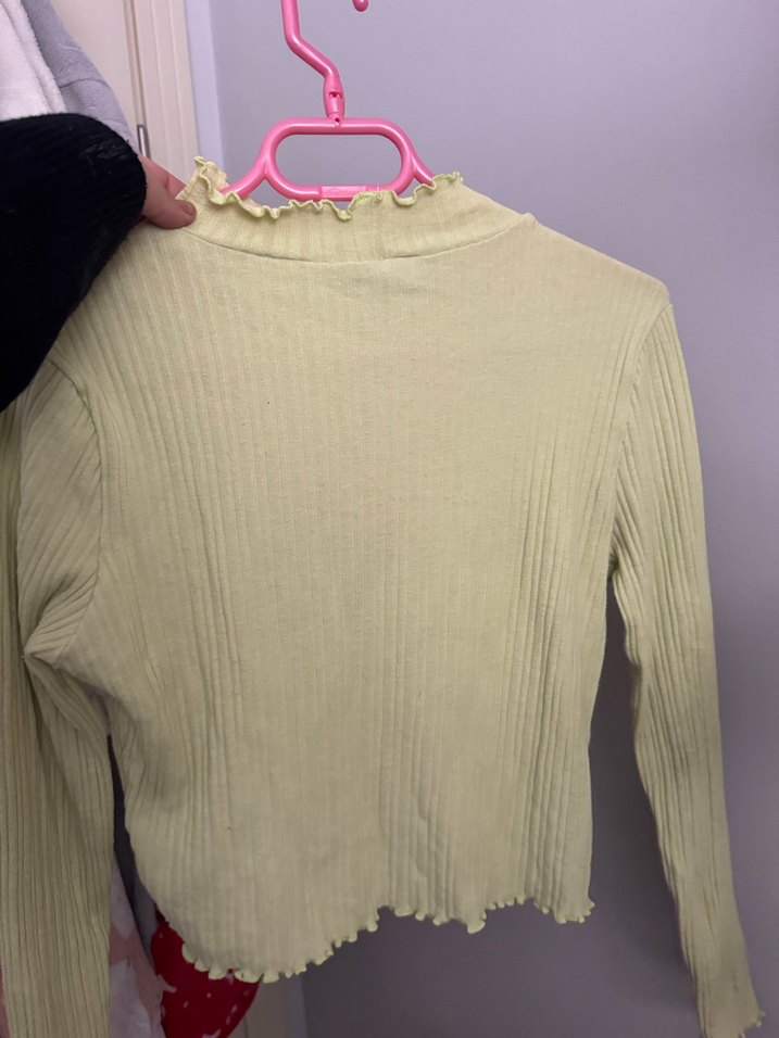 Sarı Düğmeli Kadın Balıkçı Yaka Triko - Görsel 3