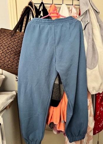 Mavi Rahat Kesim Kadın Eşofman Altı - Görsel 3