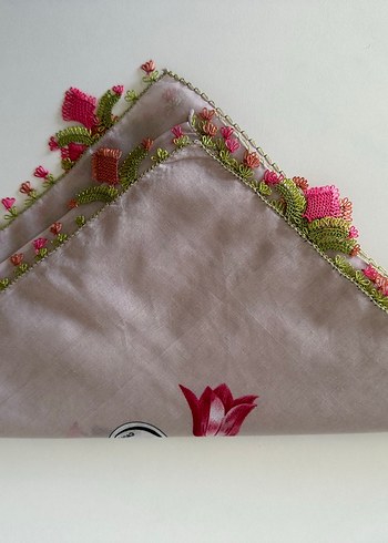 Beden İğne motif Detaylı Çok Renkli Bohem Kadın eşarp