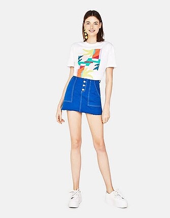 Bershka BERSHKA GÜNLÜK TSHİRT