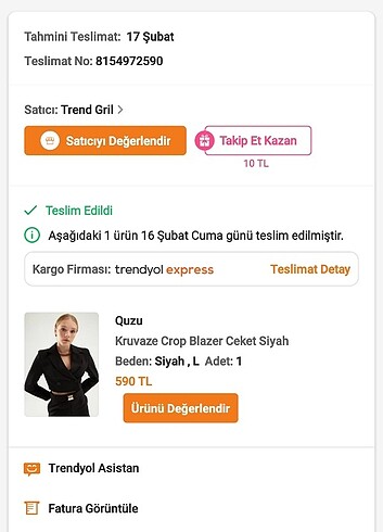 Quzu Crop blazer ceket