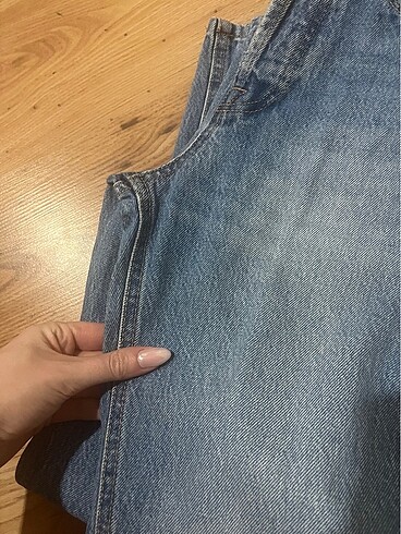 xs Beden mavi Renk Stradivarius kot pantolon