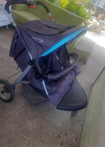 Diğer Mavi Çiftli Bebek Arabası