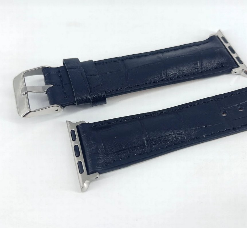 Apple Watch saat kordonu. Hakiki deri - Görsel 4