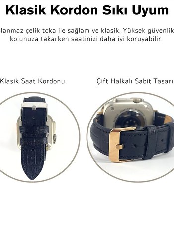 Apple Watch saat kordonu hakiki deri - Görsel 3