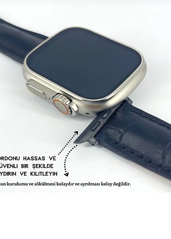 Apple Watch saat kordonu hakiki deri - Görsel 2