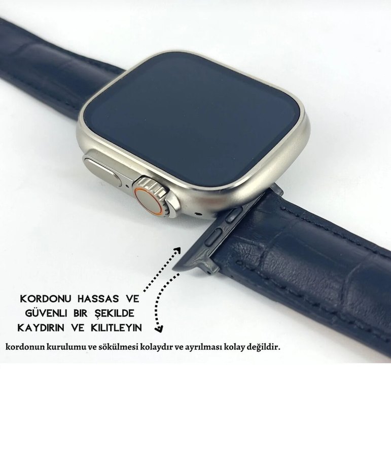 Apple Watch saat kordonu hakiki deri - Görsel 2