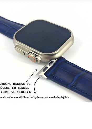 Apple Watch saat kordonu hakiki deri - Görsel 2