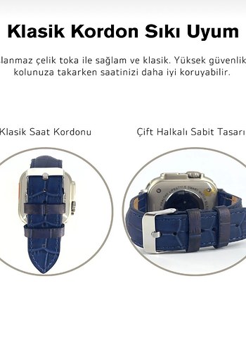 Apple Watch saat kordonu hakiki deri - Görsel 3