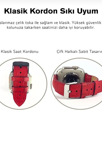 Apple Watch saat kordonu hakiki deri - Görsel 3