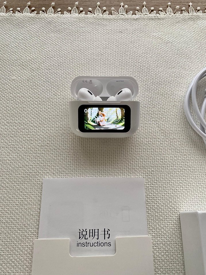 AirPods A9 Pro Dokunmatik Ekranlı Bluetooth Kulaklık - Görsel 2