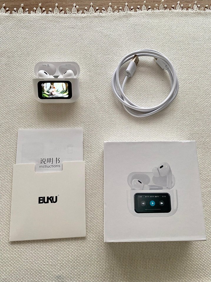 AirPods A9 Pro Dokunmatik Ekranlı Bluetooth Kulaklık - Görsel 3