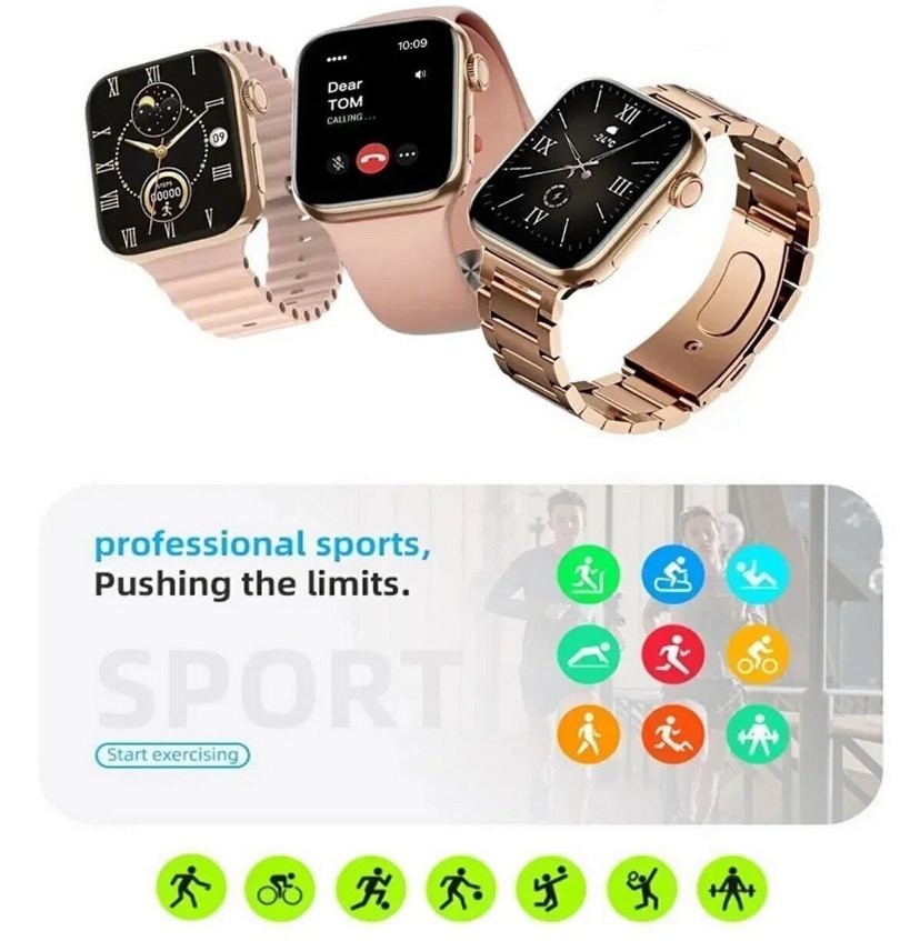 G9 mini Akıllı Saat, 3 Kordon & Aksesuar - Görsel 4