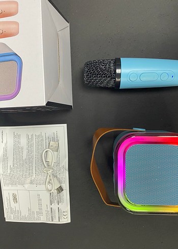 Platoon karaoke Bluetooth hoparlör - Görsel 5