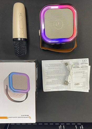 Platoon karaoke Bluetooth hoparlör - Görsel 2