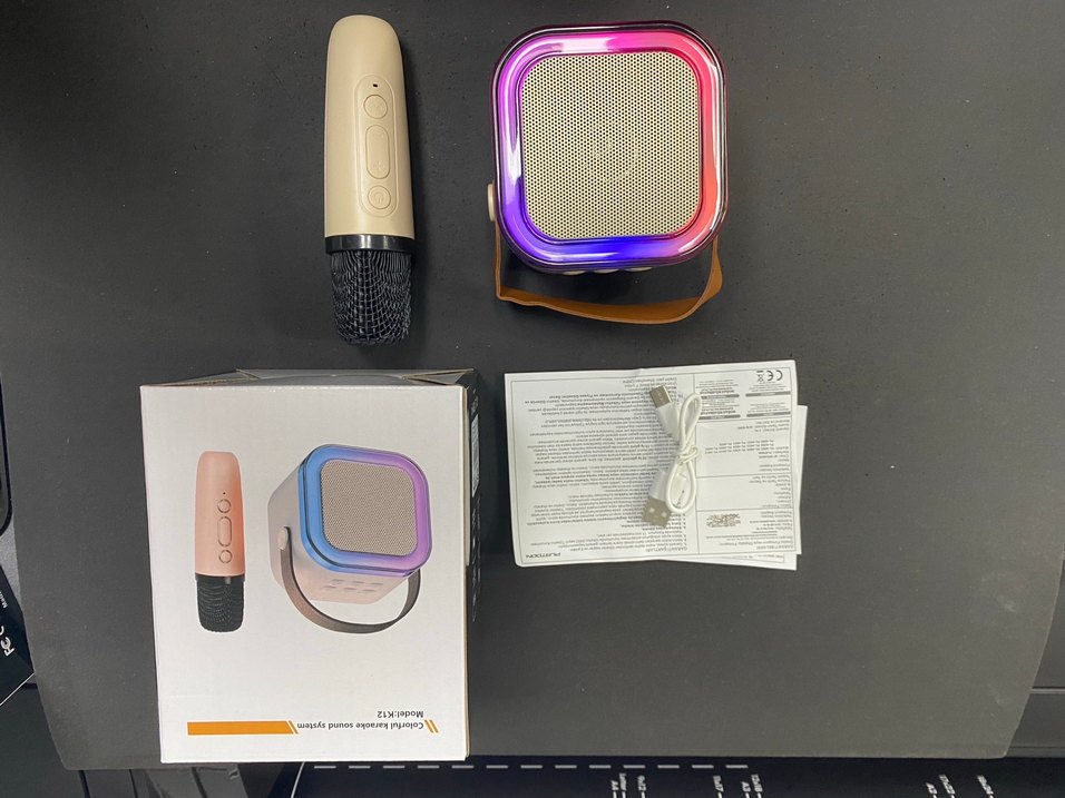 Platoon karaoke Bluetooth hoparlör - Görsel 2