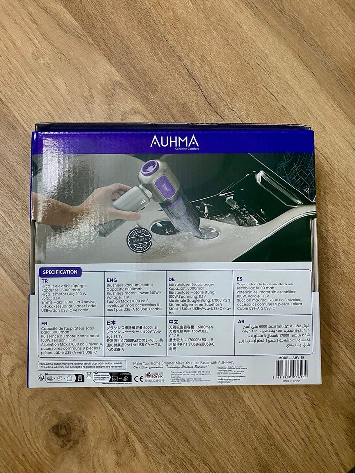 AUHMA Kablosuz Toz Üfleyici ve Süpürge AHV-19 - Görsel 2