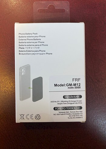 Magsafe 5000 mAh powerbank - Görsel 2